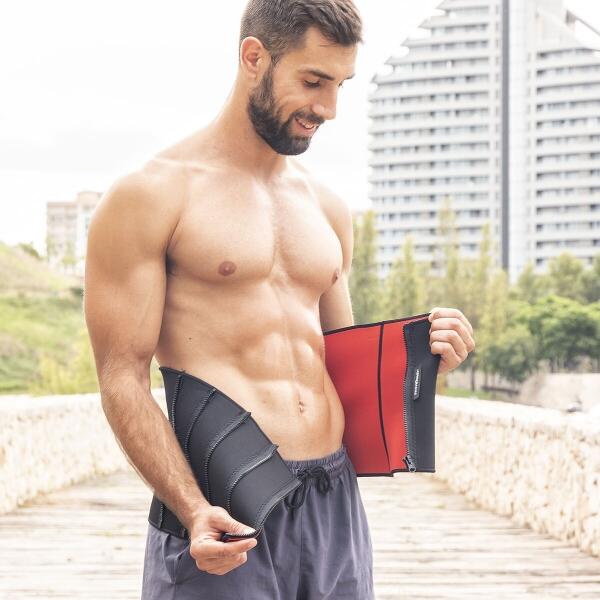 Faja negra deportiva sauna | ViamoMas