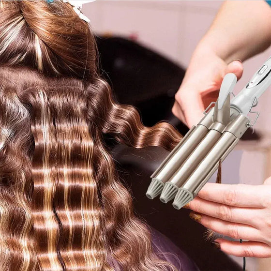 Rizador de Pelo Triple Efecto | Ondas fáciles