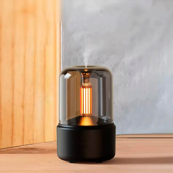 Humidificador aromaterapia USB con luz