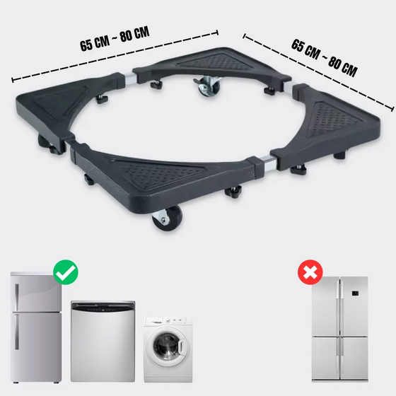 Base móvil ajustable para muebles