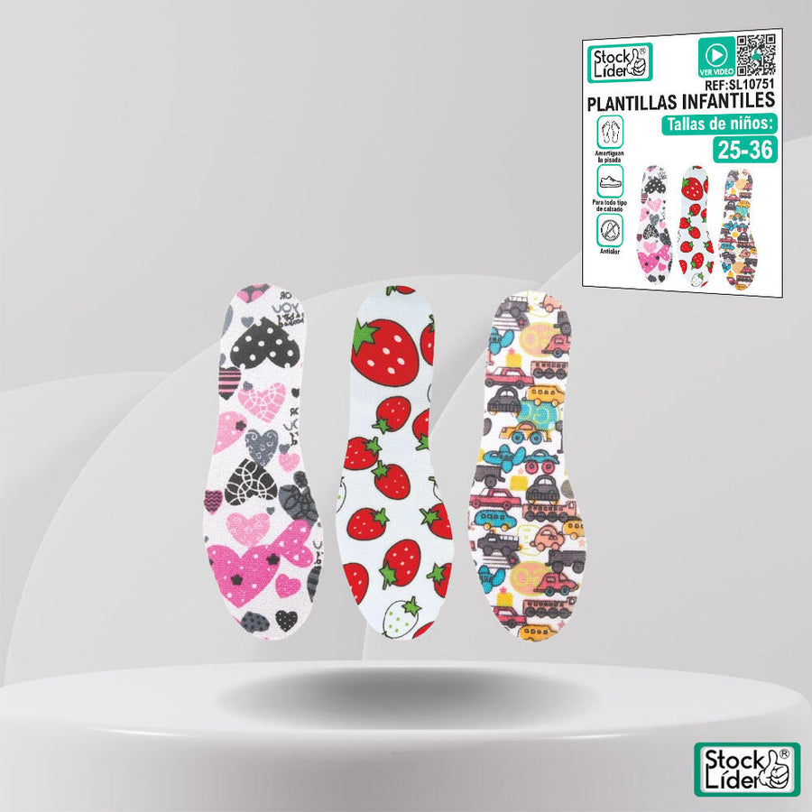 Plantillas infantiles recortables y cómodas