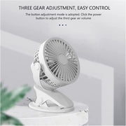 Mini ventilador de clip silencioso | ViamoMas