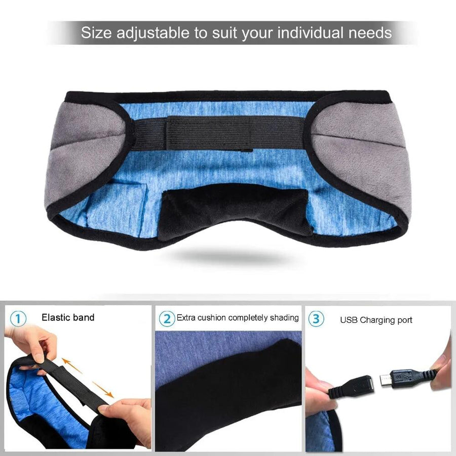 Antifaz Bluetooth para Dormir Cómodo