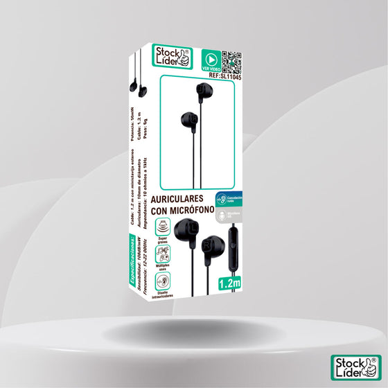 Auriculares con micrófono minijack | ViamoMas
