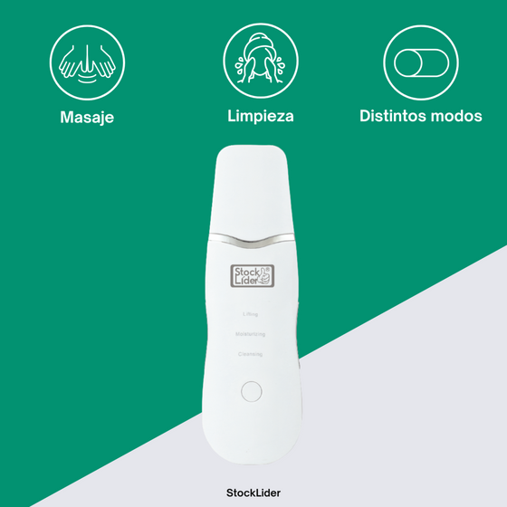 Limpiador facial ultrasónico 3 modos