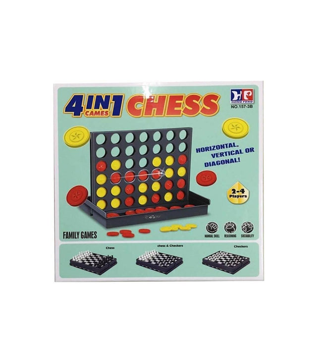 Juego 4 en Raya de Madera | ViamoMas