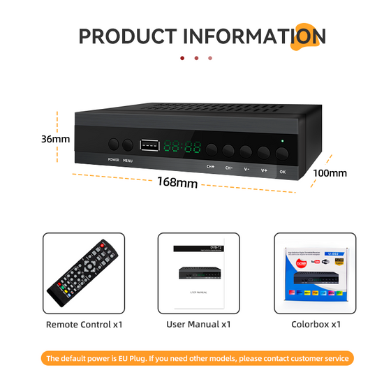 Receptor TDT 1080p con PVR y USB