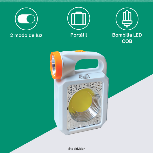 Lámpara y linterna LED 2 en 1 | ViamoMas