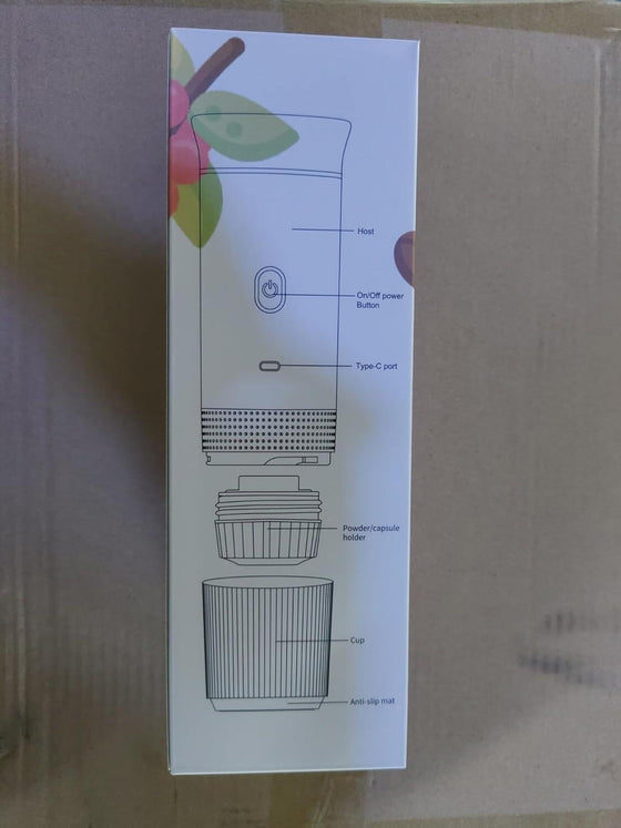Cafetera portátil 3 en 1 recargable