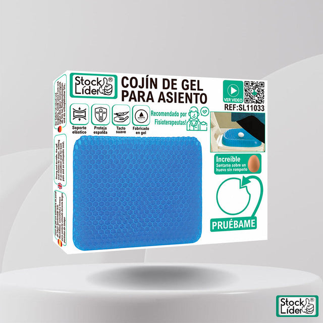 Cojín de gel para asiento ergonómico