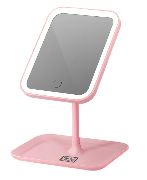 Espejo con luz LED recargable 3 tonos
