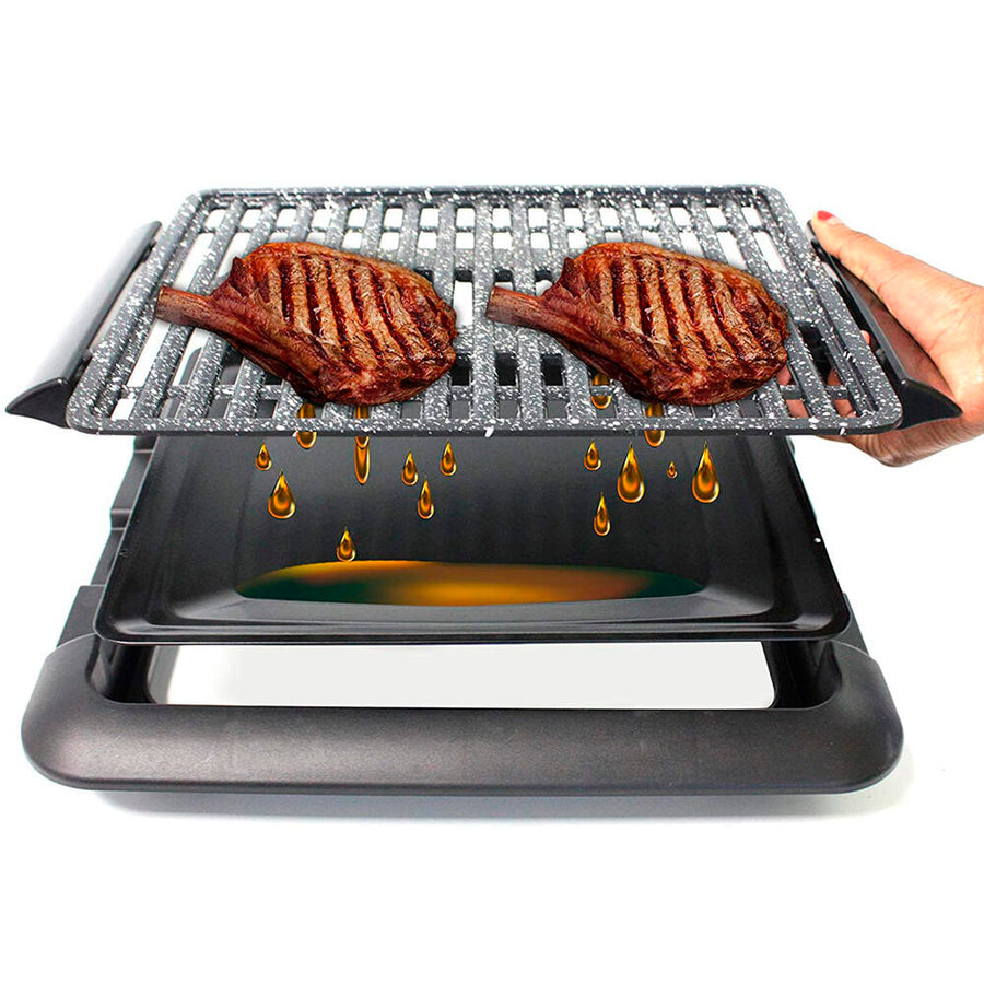 Grill eléctrico sin humos 1250W