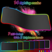 Alfombrilla Gaming RGB 80x30 antideslizante