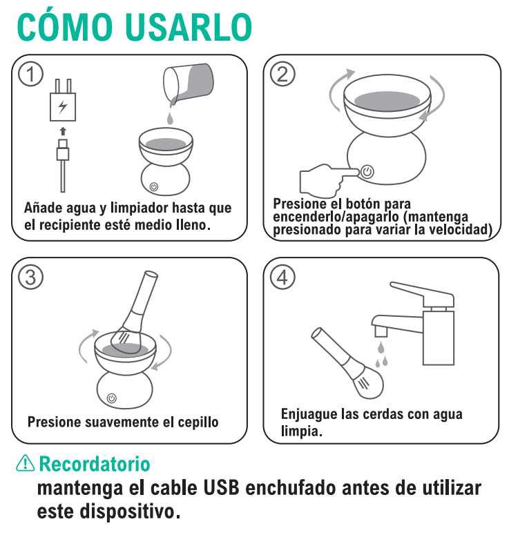 Limpiador de brochas de maquillaje | ViamoMas