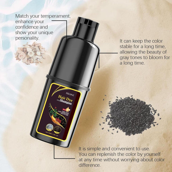 Champú Tinte Negro 3 en 1 EELHOE
