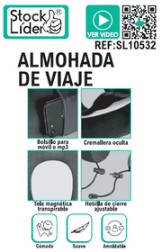 Almohada de viaje viscoelástica | ViamoMas