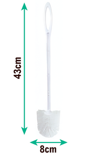 Escobilla de WC compacta y ligera