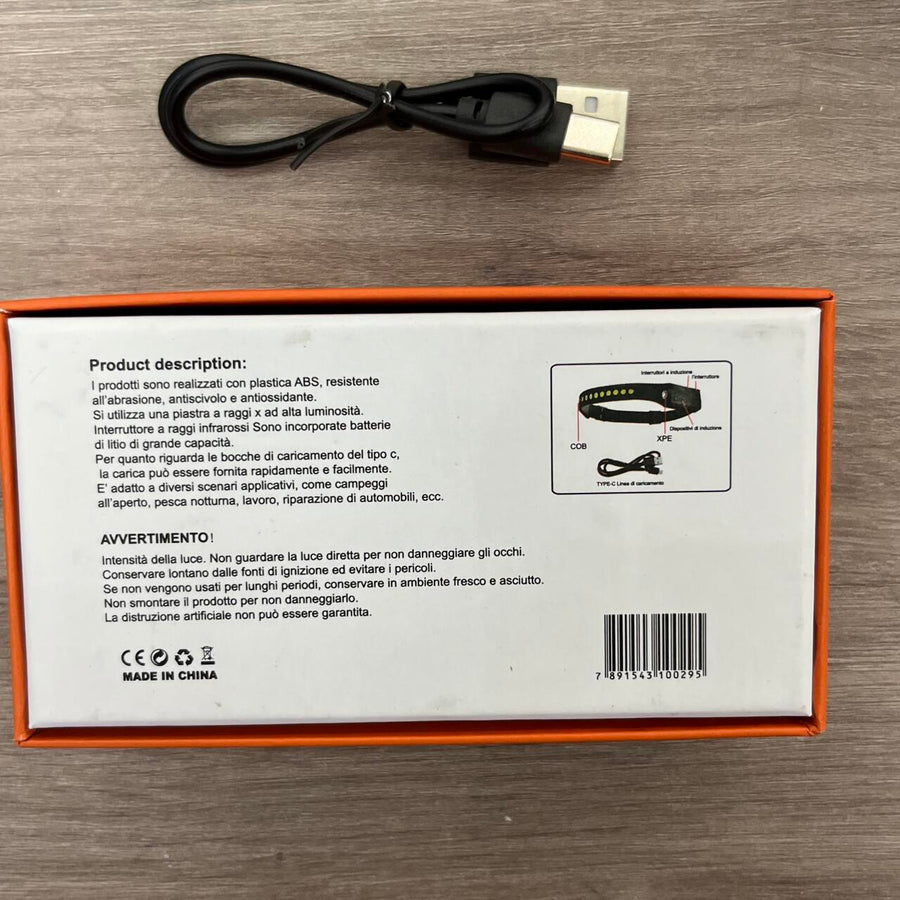 Linterna Cabeza para Exterior LED