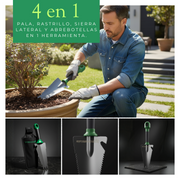 Herramienta jardín 4 en 1 multifunción