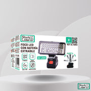 Foco LED solar con batería | Luz portátil 6500 lm