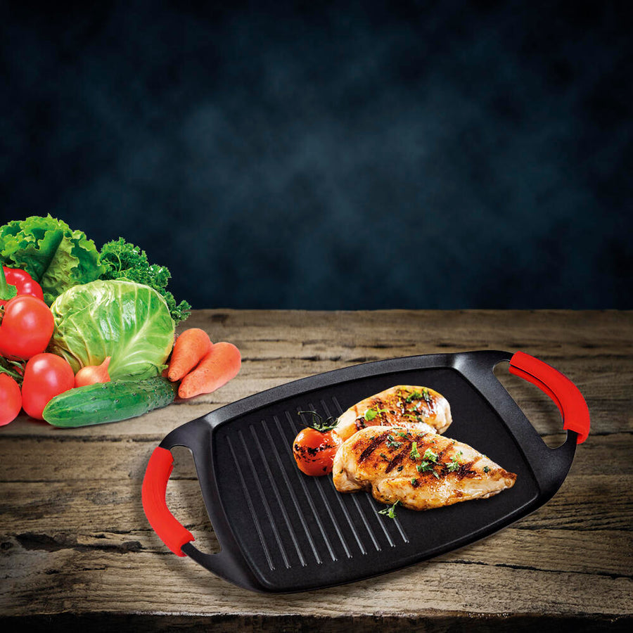 Plancha grill inducción 47 cm piedra