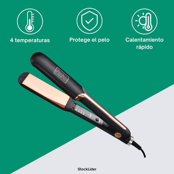 Plancha para el cabello cerámica 30s