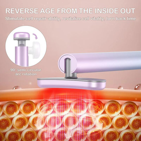 Masajeador Facial 4 en 1 LED Rojo