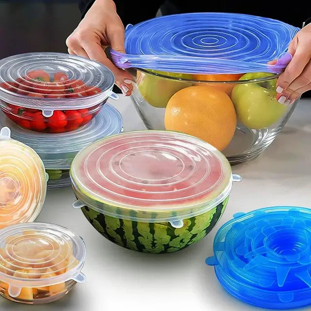 Tapa de Silicona Reutilizable para Cocina