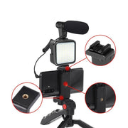 Micrófono con LED y soporte | ViamoMas