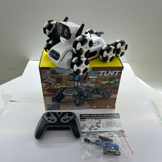 Perro robot inteligente 8 ruedas STLNT