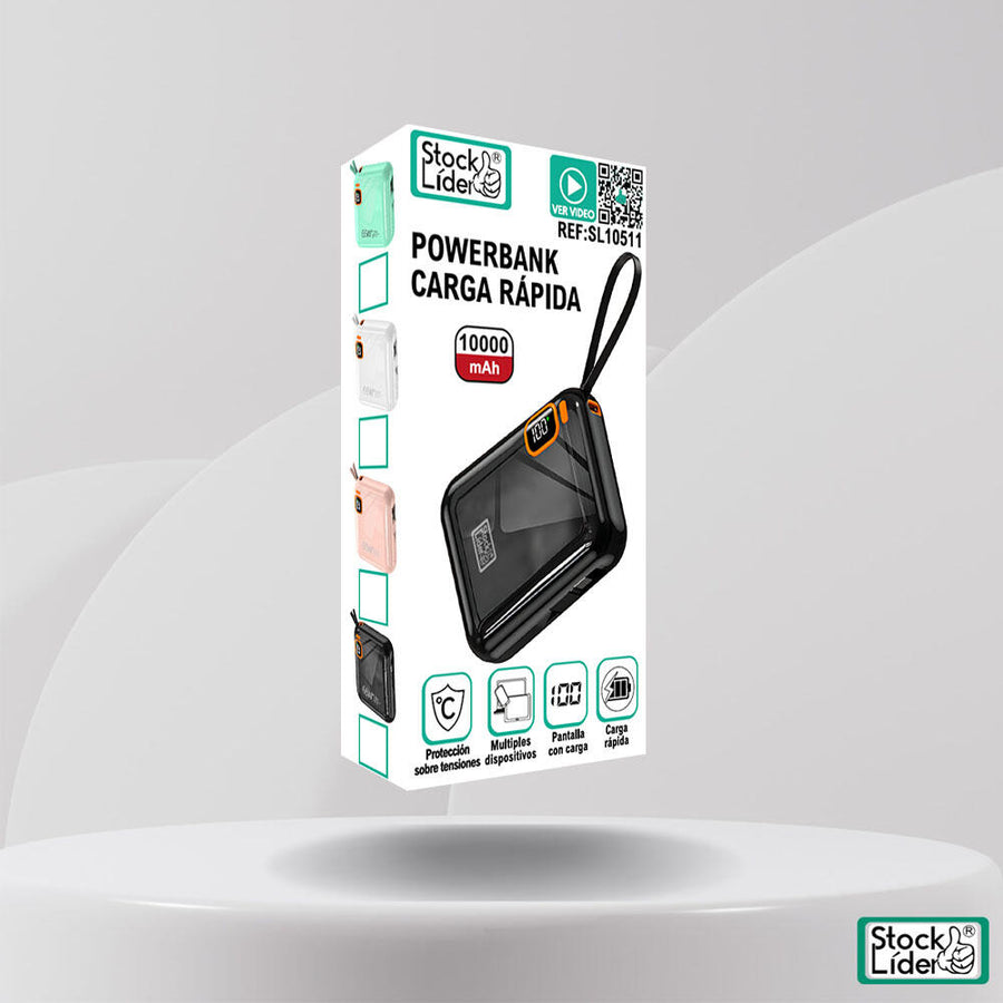 Powerbank carga rápida 10000mAh 25W
