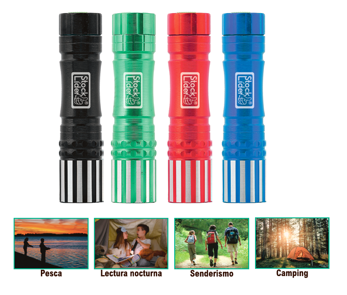 Linterna LED aluminio pack 12 | ViamoMas