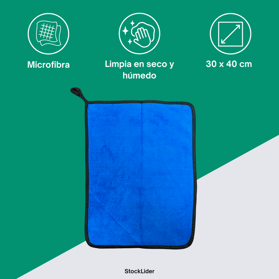 Paño microfibra ultra absorbente 30x40