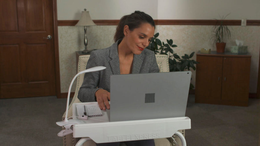 Lámpara LED con Pinza USB 360º