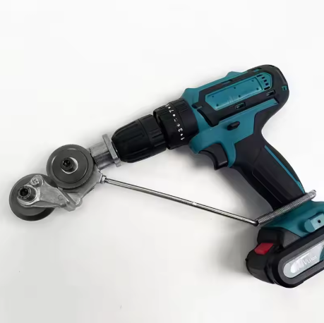 Taladro 48V con 2 baterías y cortador