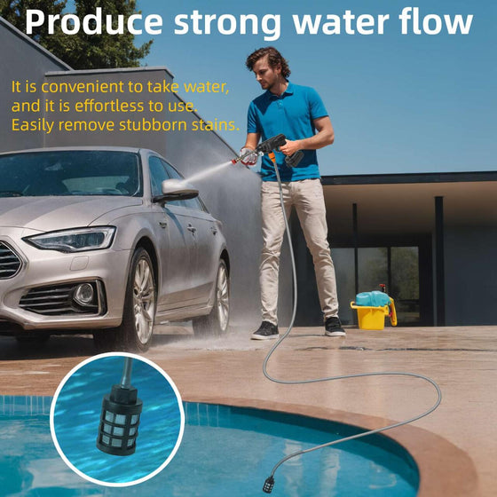 Pistola de Agua a Presión Inalámbrica