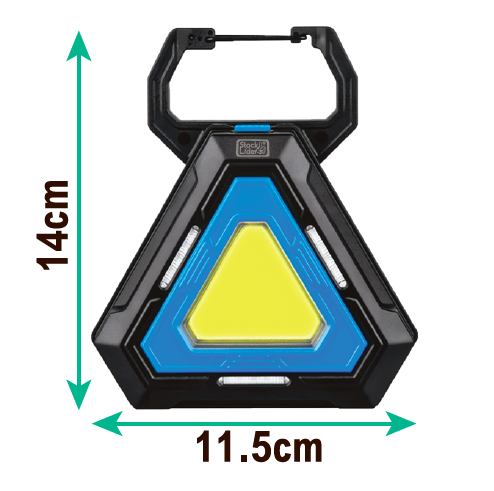 Lámpara triangular LED COB compacta y potente