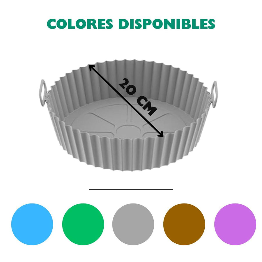 Bandeja silicona de aire para freidora
