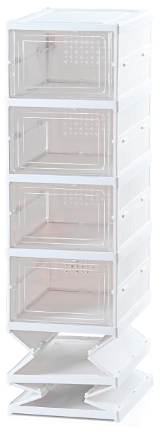 Zapatero 6 plantas plegable con puertas