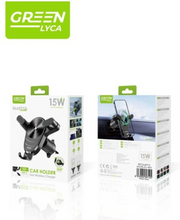 Soporte móvil coche carga NFC 360°