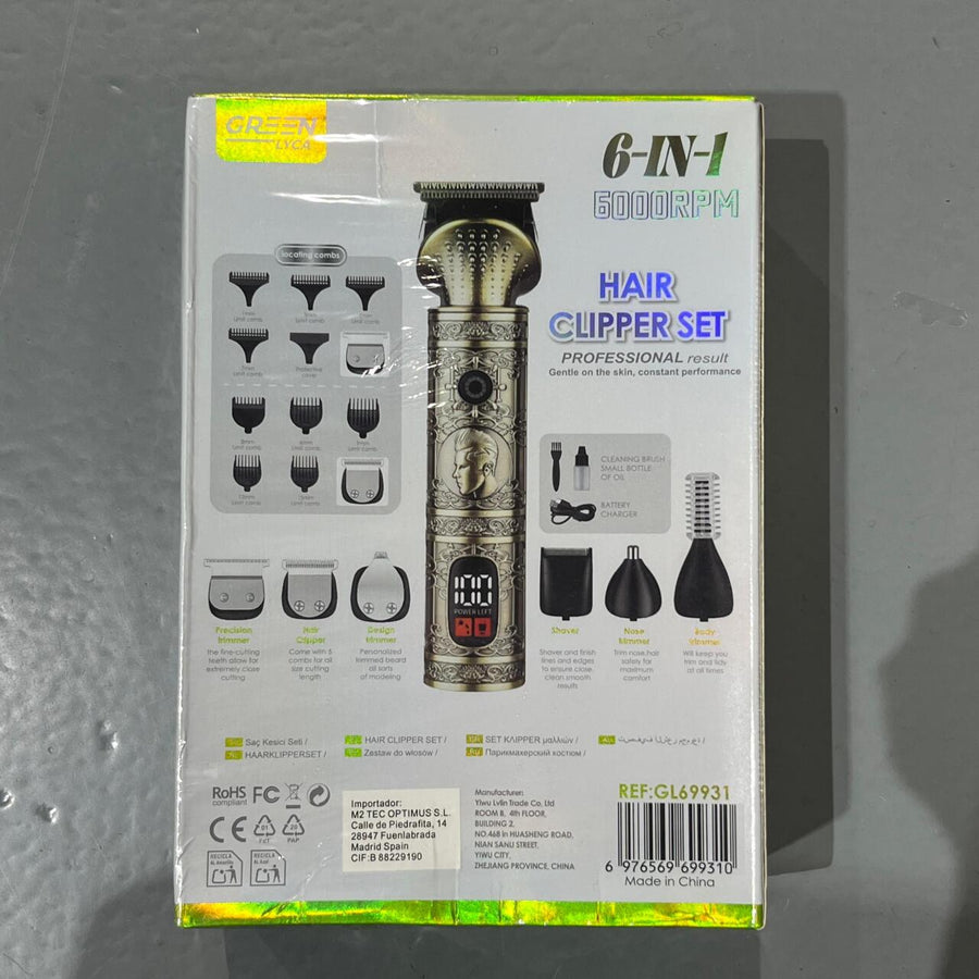Máquina cortapelo 6 en 1 recargable