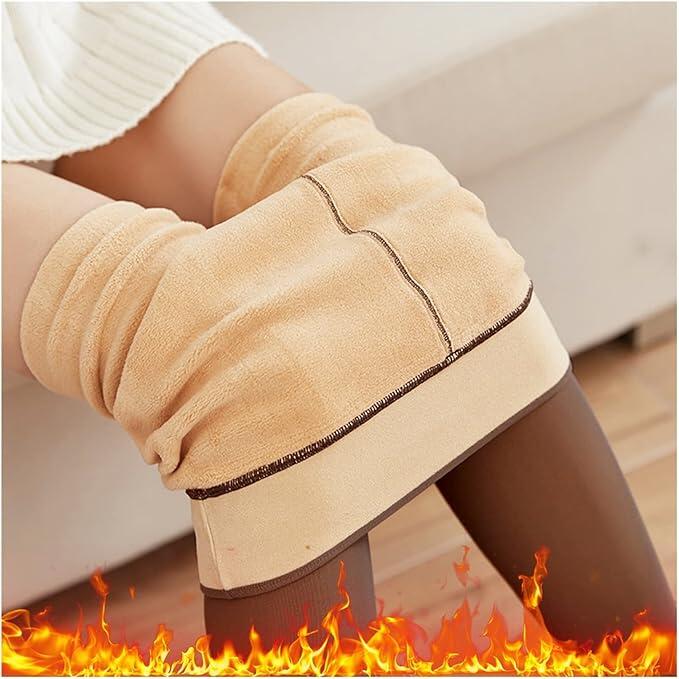 Leggins térmicos mujer forro terciopelo