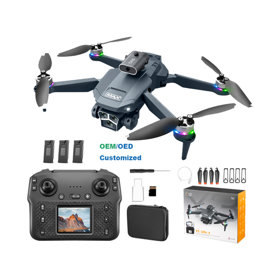 Drone Y3 Ultra con pantalla y control