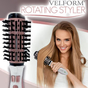 Cepillo giratorio recargable para cabello