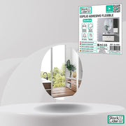Espejo adhesivo flexible 30x40 sin taladro