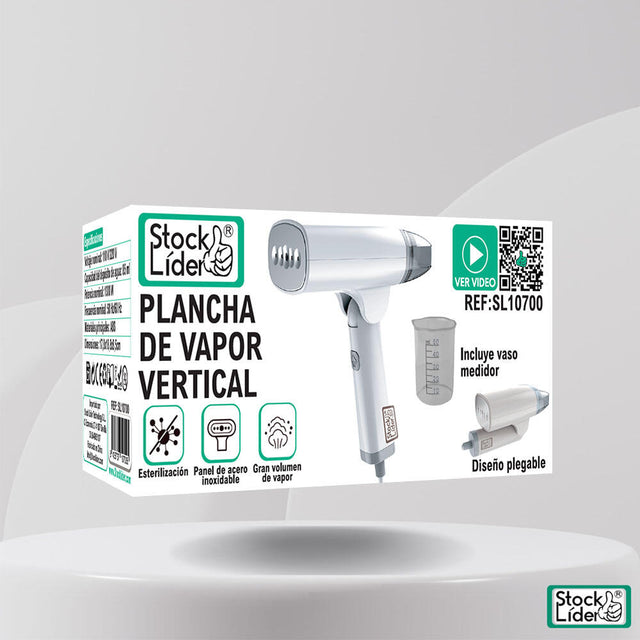 Plancha de vapor vertical portátil 1300W