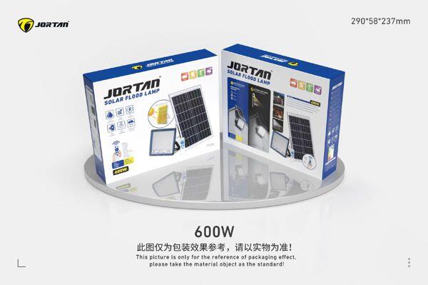 Foco LED con placa solar 600W exterior