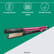 Plancha para el cabello cerámica 4 temperaturas