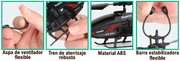 Helicóptero con mando RC con luces LED