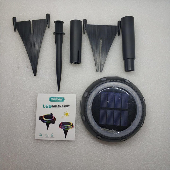 Luz solar jardín LED para exterior
